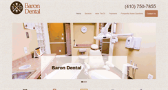 Desktop Screenshot of barondental.com